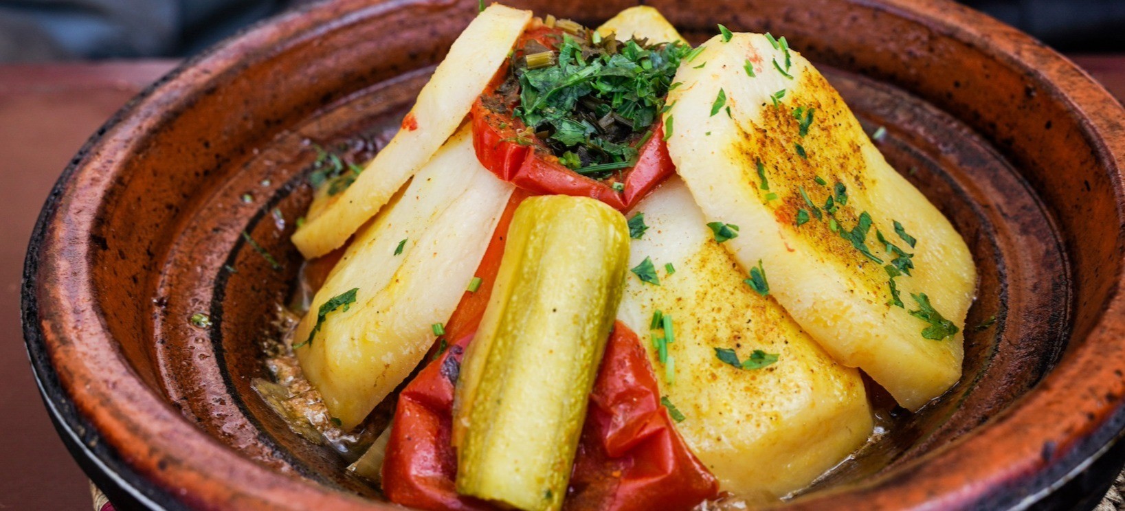 Taste delicious Moroccan food